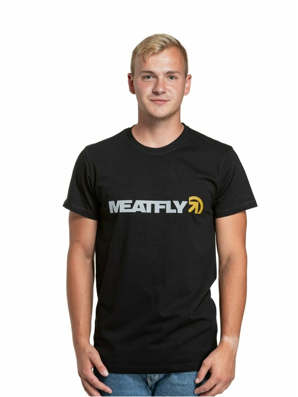 Meatfly Meatfly мъжка тениска Logex Grey/Black | Сива | Размер S | 100% памук