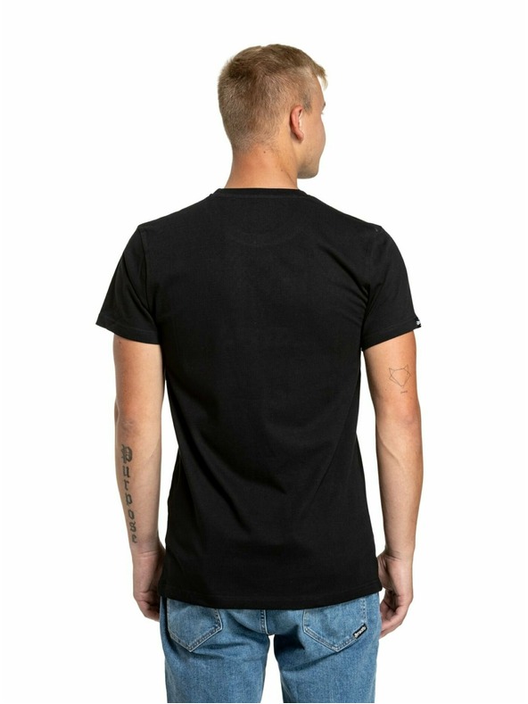 Meatfly Meatfly мъжка тениска Logex Grey/Black | Сива | Размер S | 100% памук