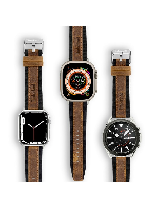 Timberland Timberland Arnett кожена каишка универсална за смарт 42/44/45/49мм и класически аналогови часовници TDOUS0001708