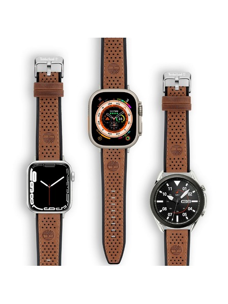 Timberland Timberland Attleboro кожена каишка универсална за смарт 42/44/45/49мм и класически аналогови часовници TDOUS0001806