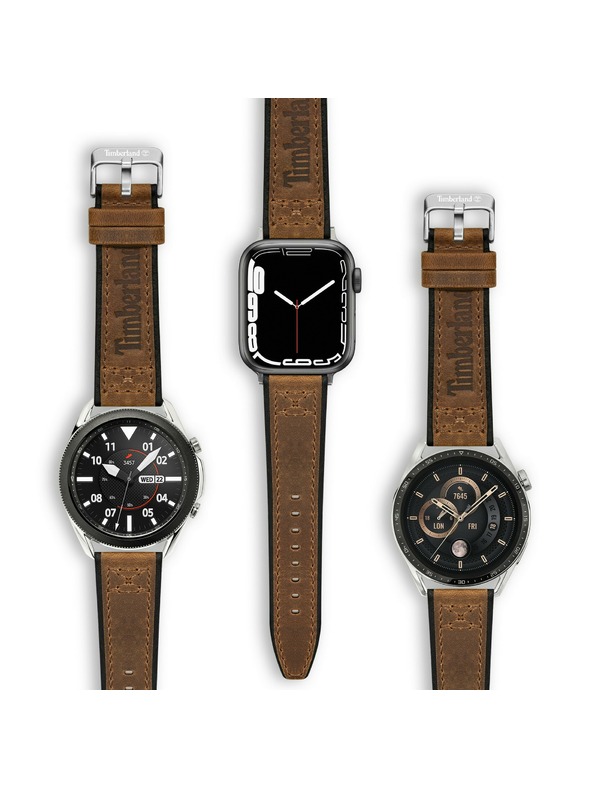 Timberland Timberland Valvidian кожена каишка универсална за смарт 42/44/45/49мм и класически аналогови часовници TDOUL0000502