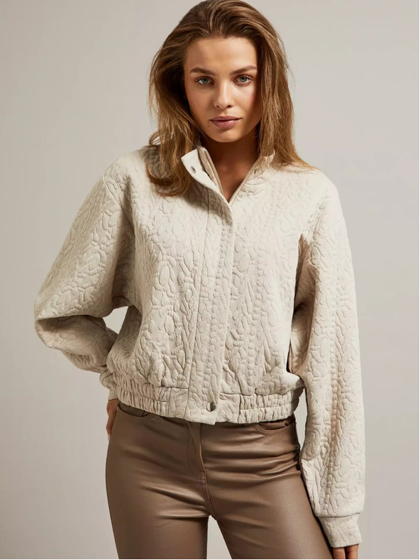 Moodo Дамско яке светло бежово