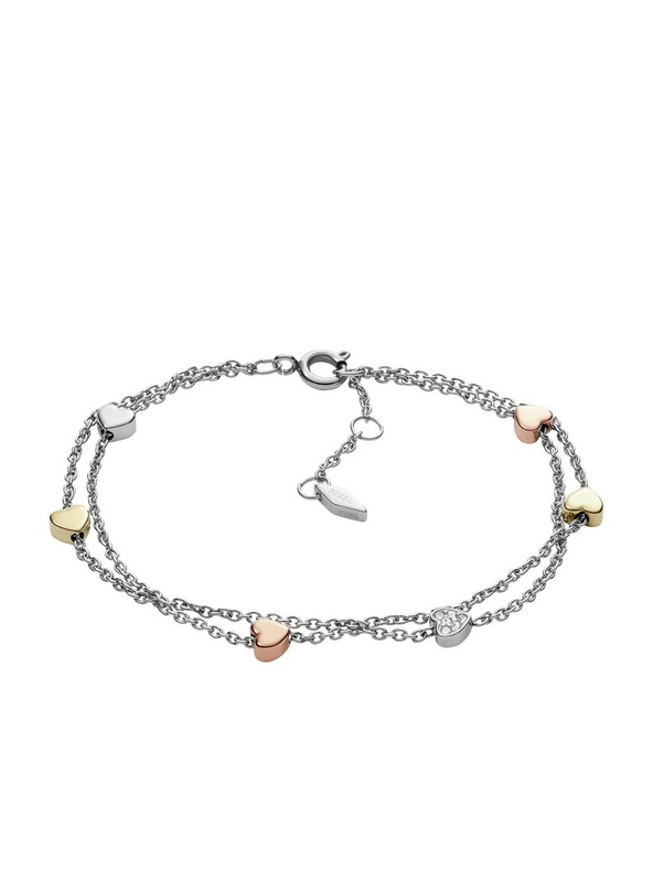 Fossil Дамска стоманена гривна Fossil JF02854998