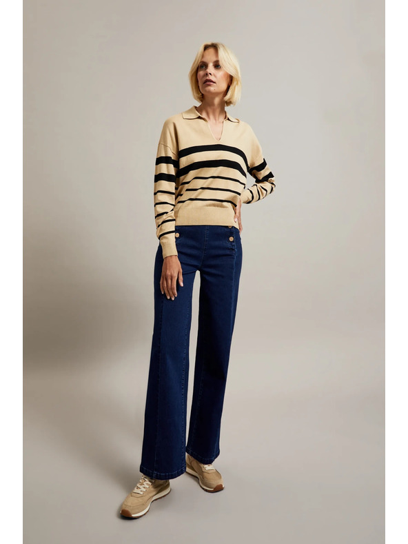 Moodo Дамски дънки Тъмно сини