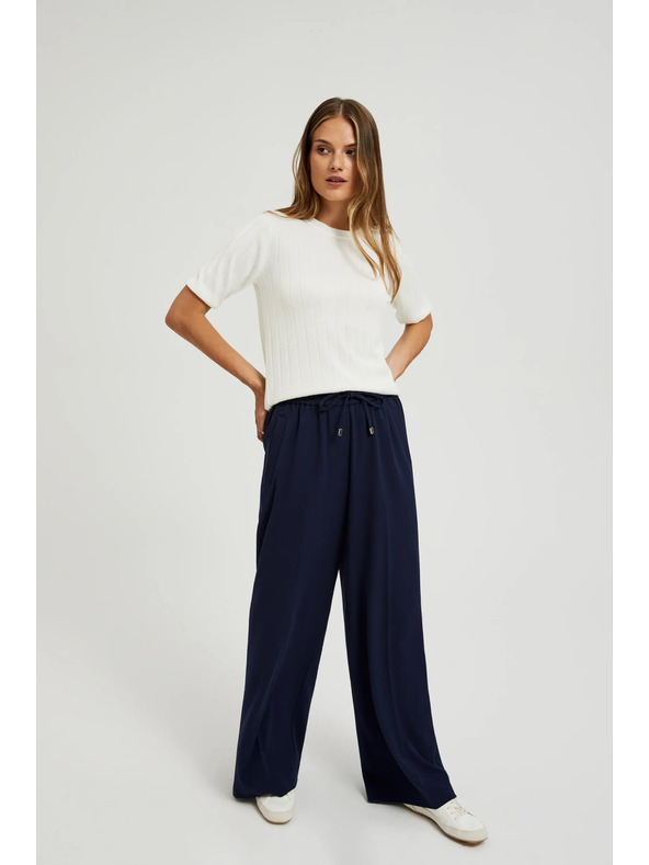 Moodo Дамски панталони тъмно синьо