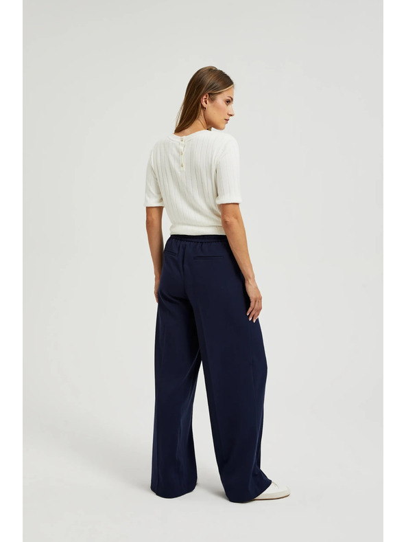 Moodo Дамски панталони тъмно синьо