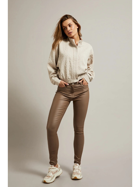 Moodo Дамски панталони кафяви