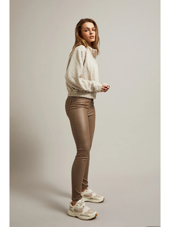 Moodo Дамски панталони кафяви