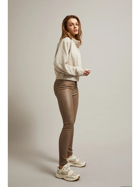 Moodo Дамски панталони кафяви