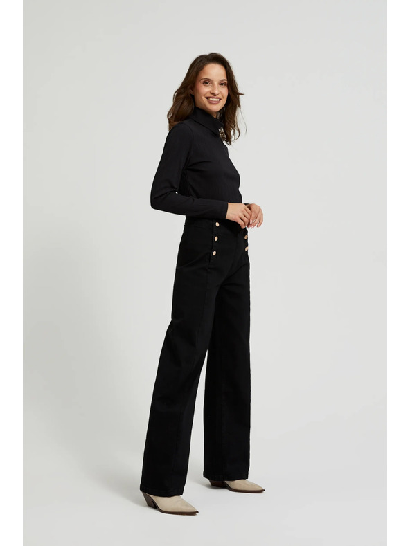 Moodo Дамски панталони черни Moodo