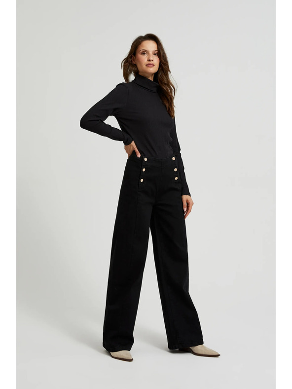 Moodo Дамски панталони черни Moodo