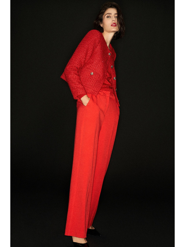 Moodo Дамски панталони червени