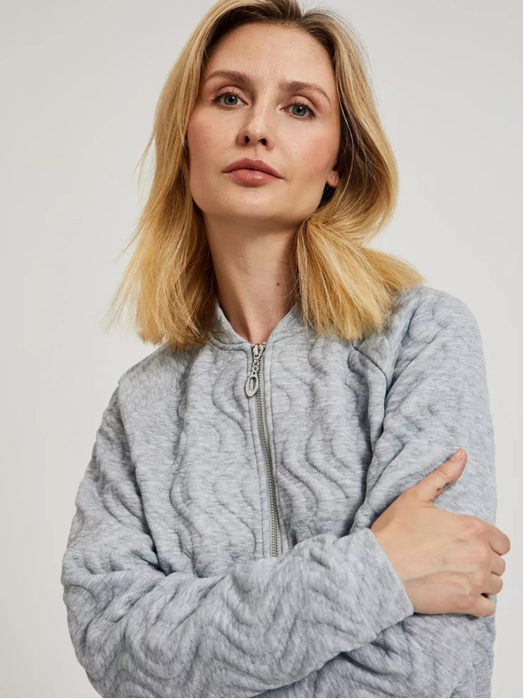 Moodo Дамски суитшърт светло сив