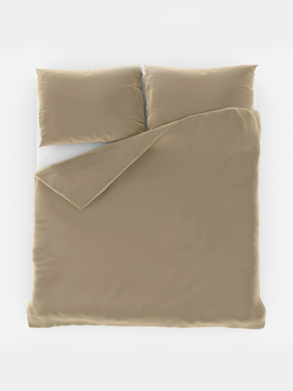 Kvalitex Сатенени чаршафи LUXURY COLLECTION 140x200, 70x90cm бежово