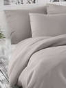 Kvalitex Сатенов спален комплект Luxury Collection 140x200, 70x90 см светлосив Kvalitex