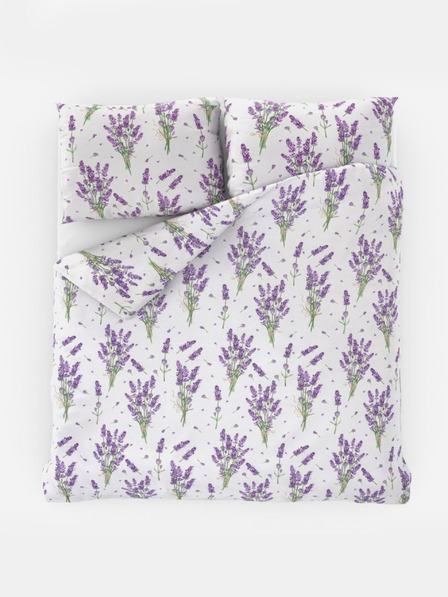 Kvalitex Френски памучен спален комплект PROVENCE COLLECTION 200x200, 70x90cm ЛАВАНДУЛА лилав Kvalitex