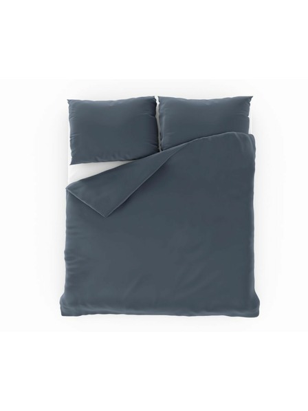 Kvalitex Сатенено спално бельо Luxury Collection 140x200, 70x90cm тъмносиво Kvalitex