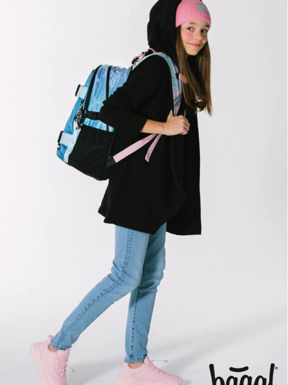 BAAGL  BAAGL 3 SET Skate Moon: раница, моливник, чанта BAAGL