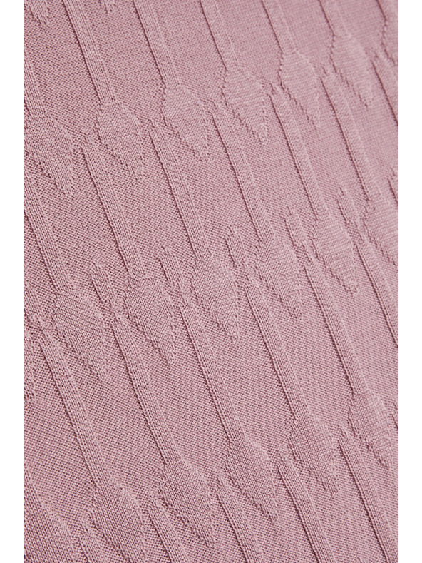 Moodo Розов плетен топ Moodo