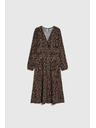 Moodo Кафяви щамповани рокли Moodo