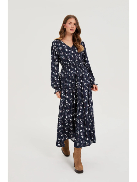 Moodo Тъмносини ризови рокли Moodo