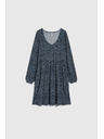 Moodo Синя шарена рокля Moodo