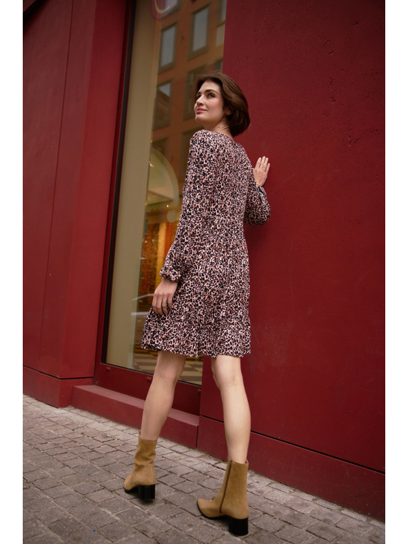 Moodo Свободна щампована рокля Moodo