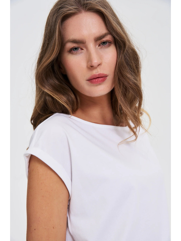 Moodo Бяла тениска Moodo