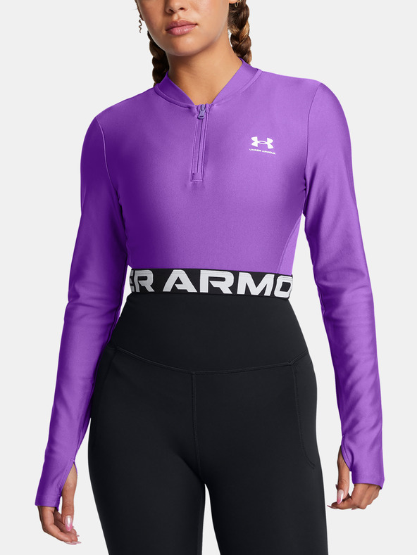Under Armour Under Armour Женски HeatGear Rib 1/4 Zip LS-PPL