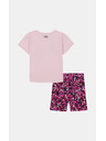 Under Armour Детски комплект Under Armour UA PRINTED BIKE SHORT SET-PNK