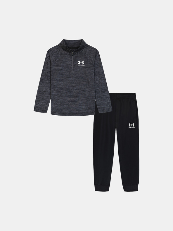 Under Armour Момчешки комплект Under Armour UA TWIST 1/4 ZIP TECH SET-GRY