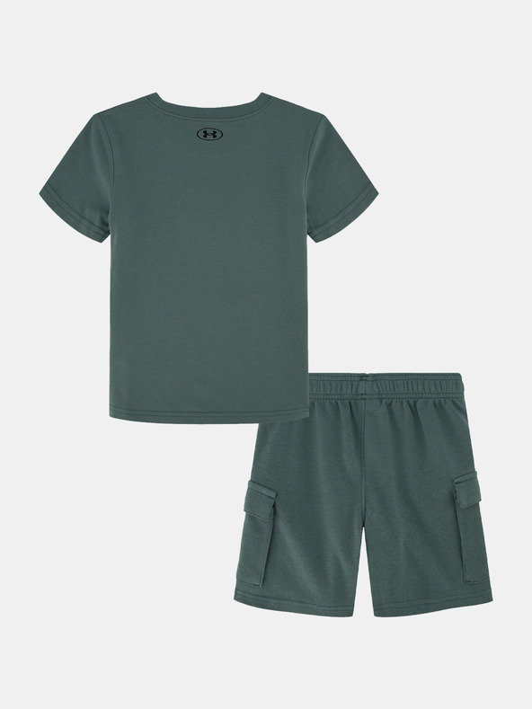 Under Armour Момчешки комплект Under Armour UA CARGO SHORT SET-GRN