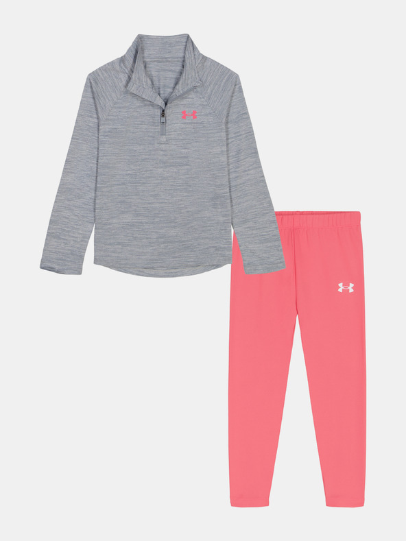 Under Armour Момичешки комплект Under Armour UA 1/4 ZIP LEGGING SET