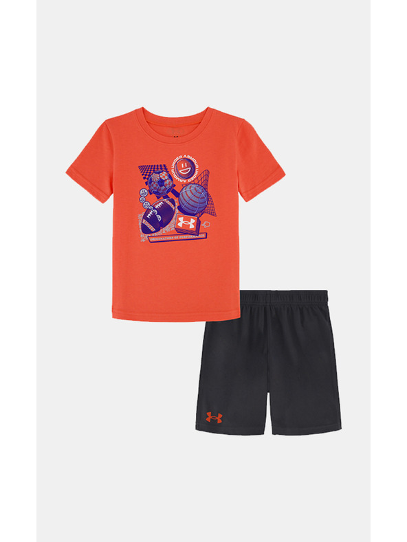 Under Armour Момчешки комплект Under Armour UA MULTI SPORT SS SHORT SET-RED