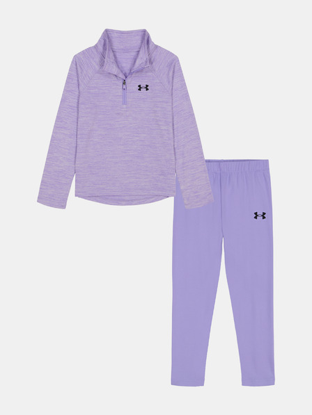 Under Armour Момичешки комплект Under Armour UA 1/4 ZIP LEGGING SET