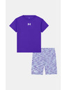 Under Armour Момичешки комплект Under Armour UA TWIST BIKE SHORT SET-BLU