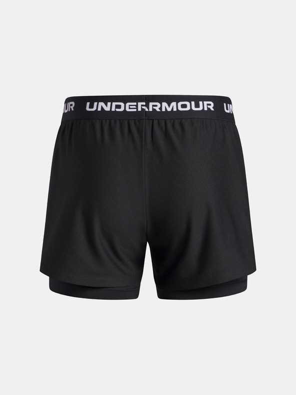 Under Armour Момичешки къси панталони Under Armour UA Tech Play Up 2n1 Short-BLK