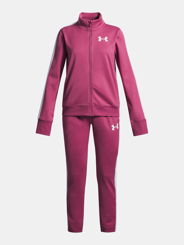 Under Armour Момичешки комплект Under Armour UA Knit Track Suit-RED