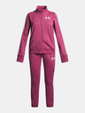 Under Armour Момичешки комплект Under Armour UA Knit Track Suit-RED