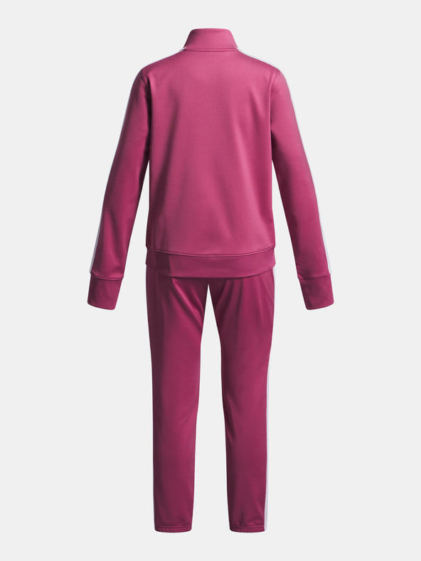 Under Armour Момичешки комплект Under Armour UA Knit Track Suit-RED