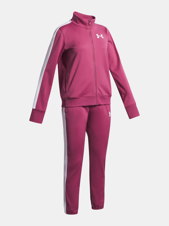 Under Armour Момичешки комплект Under Armour UA Knit Track Suit-RED