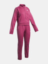 Under Armour Момичешки комплект Under Armour UA Icon Knit Crop Tracksuit-RED