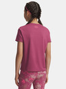 Under Armour Момичешка тениска Under Armour Tech Varsity Graphic SS-RED