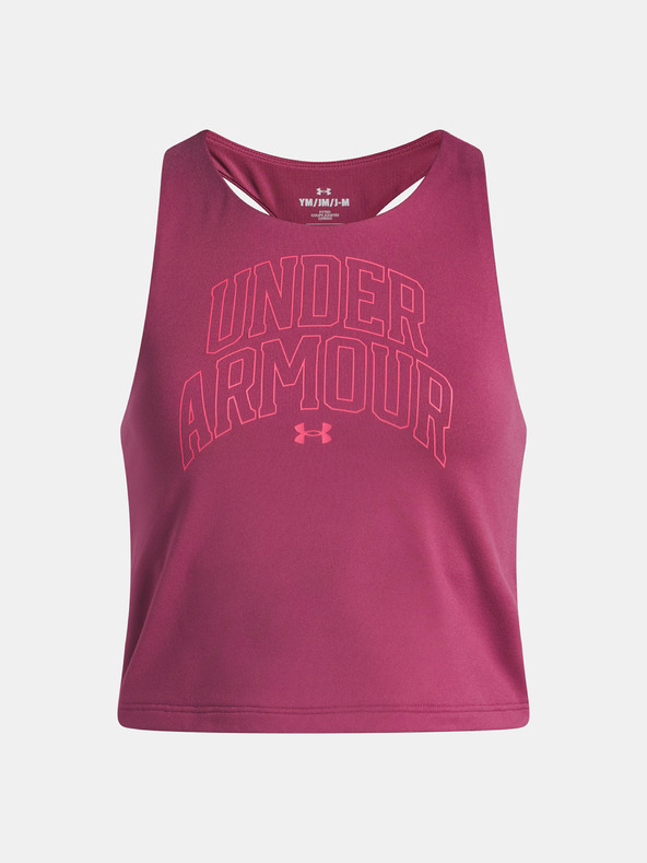 Under Armour Момичешки потник Under Armour UA Motion Branded Tank-RED