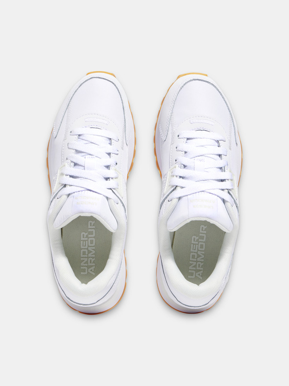 Under Armour Детски обувки Under Armour UA GS Essential Runner-WHT