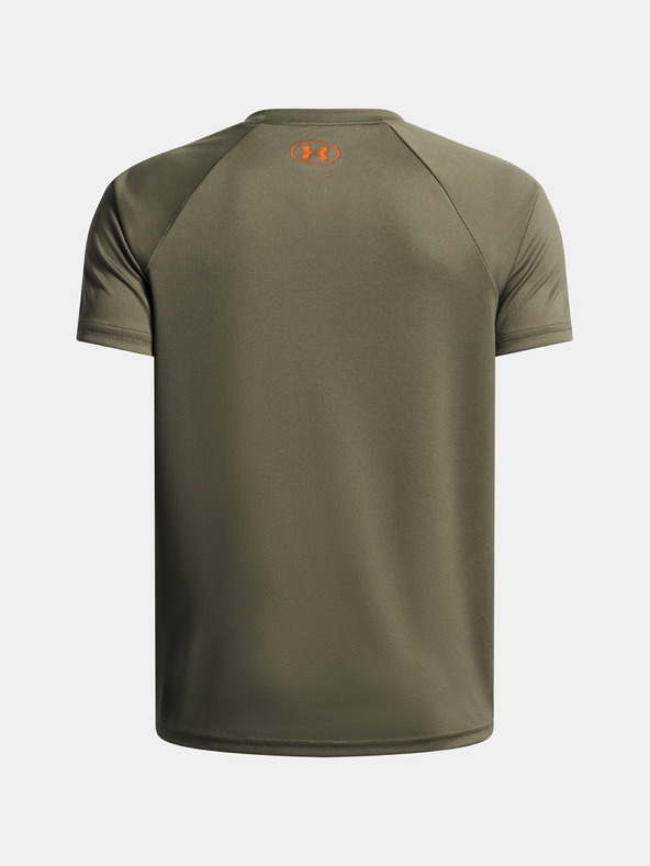Under Armour Момчешка тениска Under Armour UA Tech Split Wordmark SS-GRN