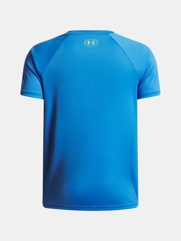 Under Armour Момчешка тениска Under Armour UA Tech Split Wordmark SS-BLU