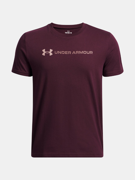 Under Armour Момчешка тениска Under Armour UA B LOGO WORDMARK SS-RED
