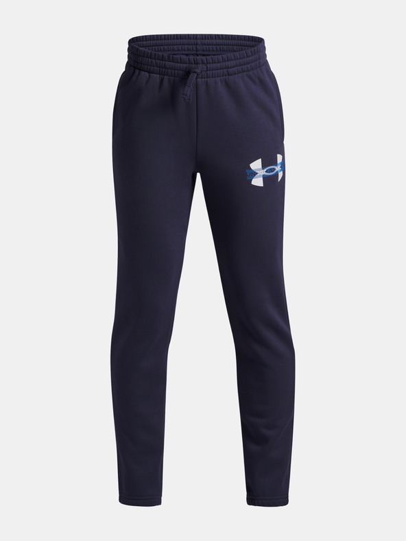 Under Armour Момчески спортен панталон Under Armour UA Rival Flc Cblck Grphc Jgr-BLU