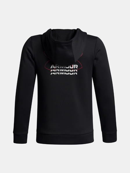 Under Armour Детски суитшърт Under Armour UA Armour Flc Retro Grphc HD-BLK